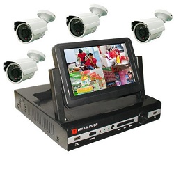 Kamerový set DVR 7'LCD + 4x kamera
