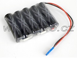 Eneloop Ni-Mh 6V 2500 mAh + JR konektor Akumulátor