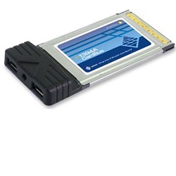 SUNIX PCMCIA Card Bus 2x FireWire 1394