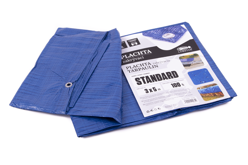 Lobster Plachta standard MODRÁ 3x5m 65-70g