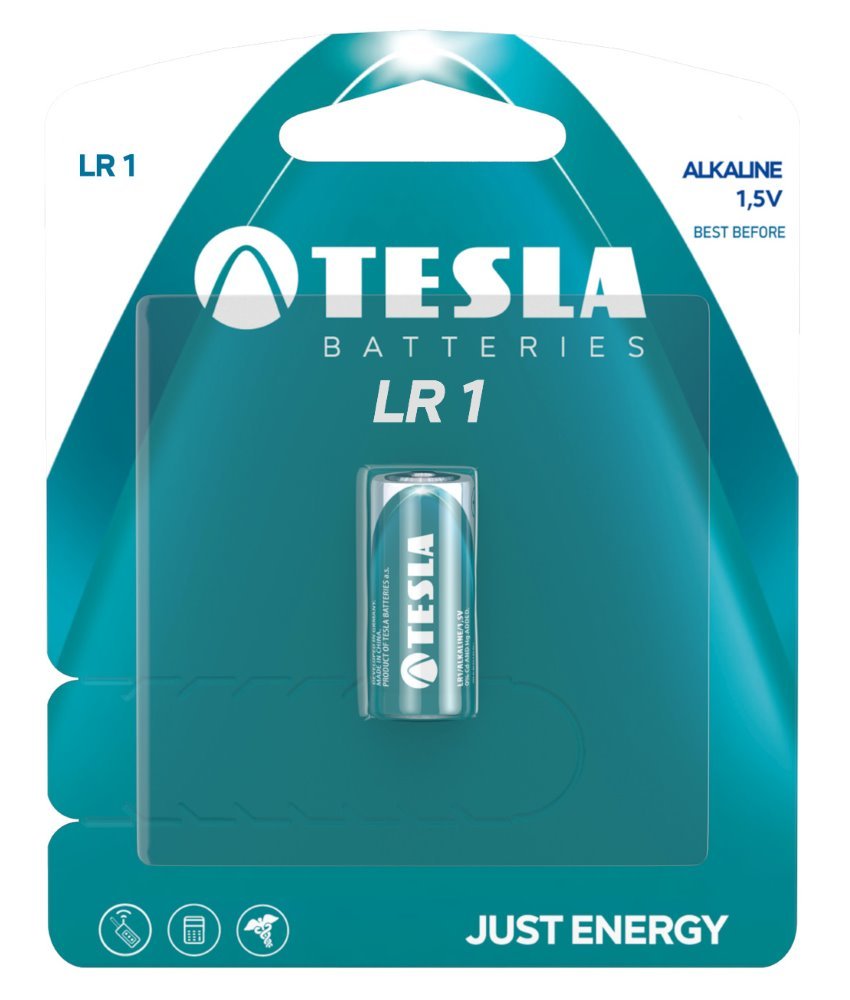 TESLA LR1 1ks Baterie alkalická 1,5V 900mAh 1ks