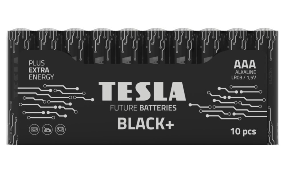 TESLA BLACK+ AAA (LR03) 10ks Baterie alkalická 1,5