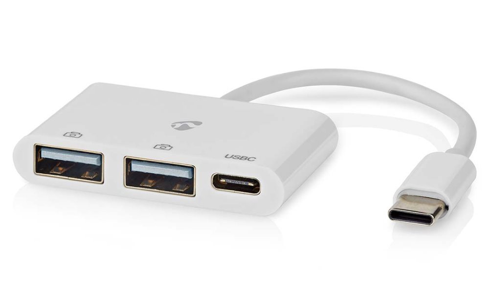 Nedis CCGB64785WT01 USB Hub externí 2× USB 2.0