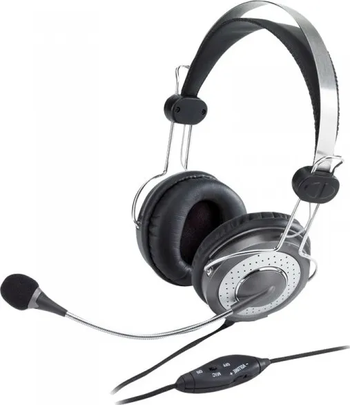Genius HS-04SU černá/stříbrná