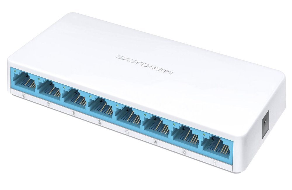 Mercusys MS108 Switch stolní 8x 10/100Mbit bílý