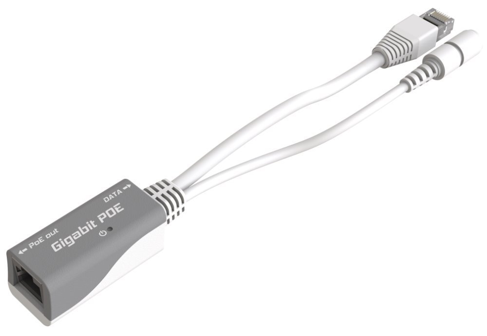 MikroTik RBGPOE passivní gigabit PoE adaptér s LED