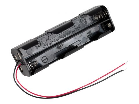 Geti BH382A držák baterie 8xAA drátové vývody