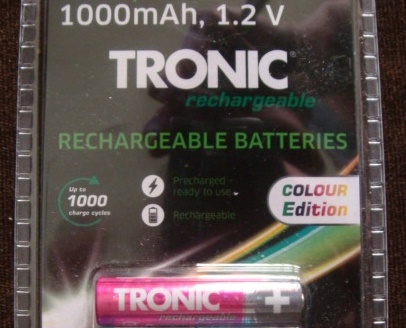 Tronic akumulator AAA Ni-MH 1.2V 1000mAh color
