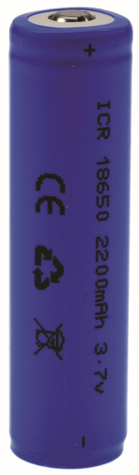 Akumulátor 18650, 2200 mAh, 3,7V, Li-Ion