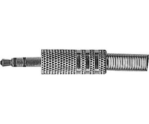 Konektor JACK 3,5 stereo kovový niklovaný D0008