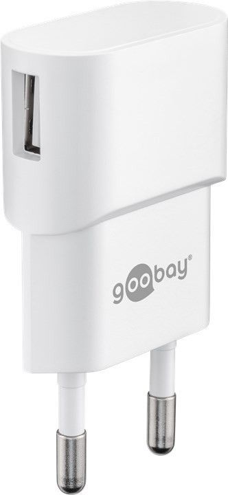 Goobay 44948 adaptér 230V na USB, max.1A, bílý