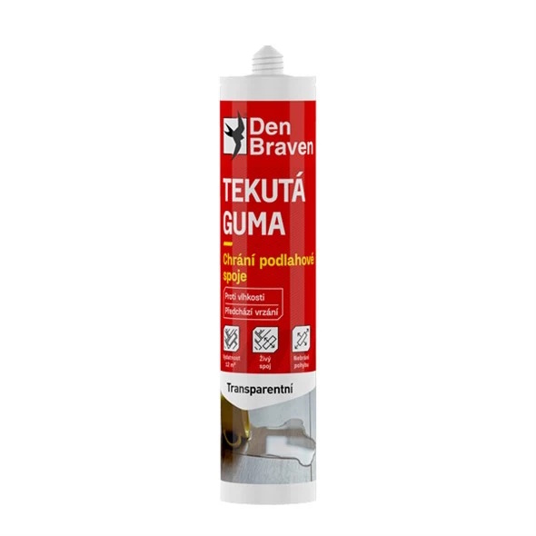 Tekutá guma DEN BRAVEN transparentní 280ml 20602DB