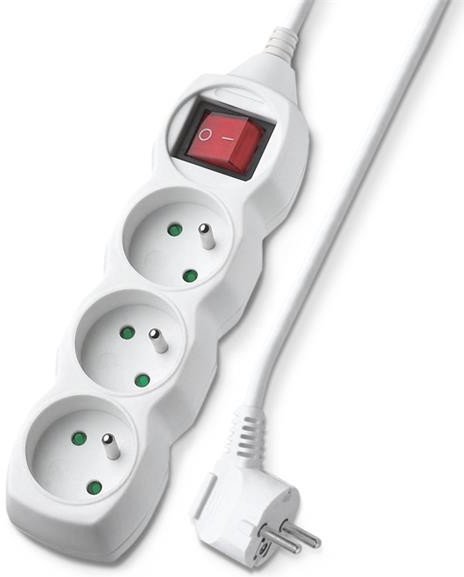 Geti GEC33S prodlužovací kabel 3 zásuvky 3m s vyp.