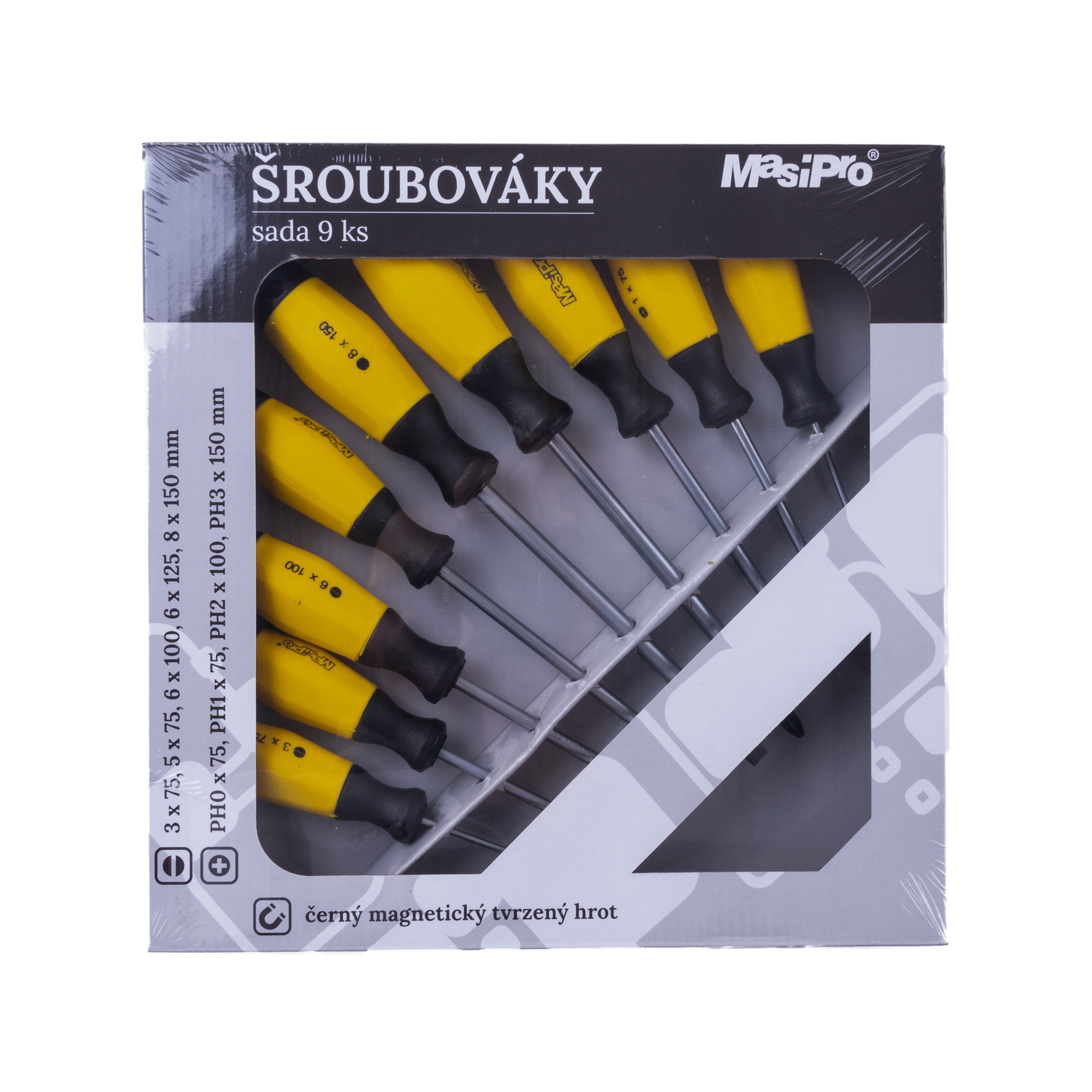 Šroubováky MasiPro 102072 CrV/9ks