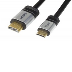 Vigan kabel HDMI mini C - HDMI A M/M 1m
