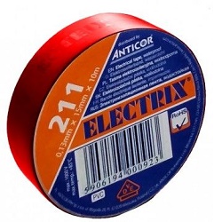 Anticor 211 izolační páska PVC 15mm/10m červená