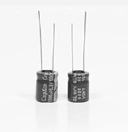 10u/63V 105° 11x13x5mm, elektrolyt.kondenzátor