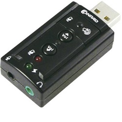Renkforce 1608771 externí zvuková karta USB
