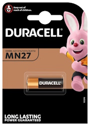 Duracell A27 baterie alkalická 12V, MN27 1ks 27A