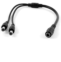 Kabel napájecí s dvěma napájecími JACK konektory