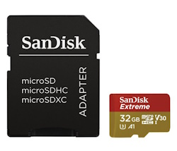 Paměťová karta SanDisk Extreme microSDHC 32GB CL10