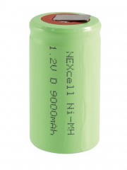 Nexcell D NiMH 9000mAh 1,2V páskový Akumulátor