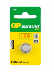 GP 625A 1ks LR9 alkalická baterie 1,5V knoflíková
