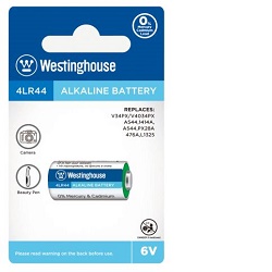 Baterie Westinghouse 4LR44 476A 6V alkalická L1325