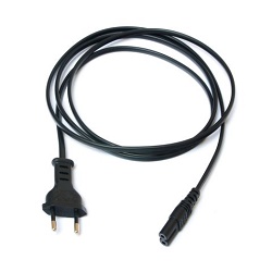Geti 650-240 kabel 230V 2 pin placatý černý 2m