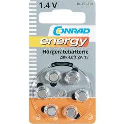 Baterie Conrad energy ZA13 PR48, zinek Knoflíková