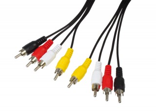Nedis CVGP24400BK20 kabel 4x Cinch 2m propojovací
