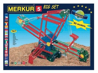 Fotografie MERKUR 5 Big set * KOVOVÁ STAVEBNICE *