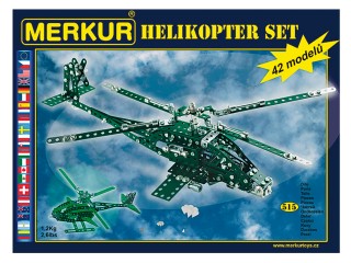 Merkur Helikoptér set Stavebnice