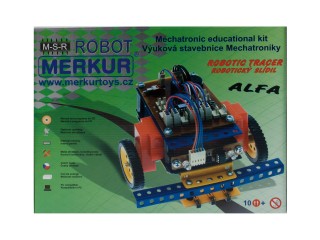 Merkur robotický slídil ALFA Atmel + RC ovládání