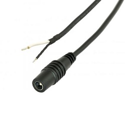 Kaiser napájecí konektror s kabelem 5.5/2.1 20cm