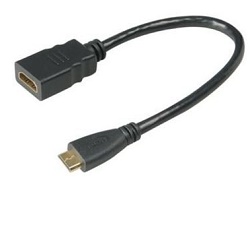Akasa AK-CBHD10-25BK Kabel HDMI - miniHDMI 25cm