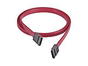Wiretek ACKABI3000 SATA datový 50cm, červený
