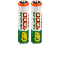 Fotografie GP AAA, HR03, 1000mAh, Ni-MH, krabička 2ks