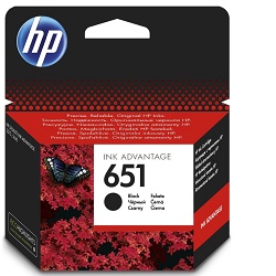 HP 651 originální inkoustová kazeta černá C2P10AE