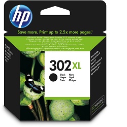 HP 302XL originální inkoustová černá F6U68AE