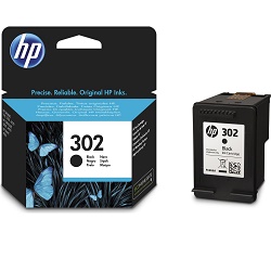 HP 302 originální inkoustová kazeta černá F6U66AE