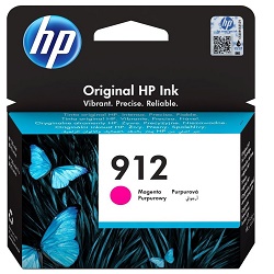 HP 912 originální inkoustová purpurová 3YL78AE