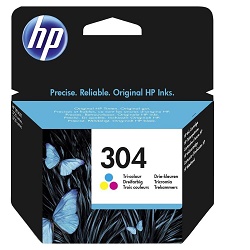 HP 304 originální inkoustová tříbarevná N9K05AE