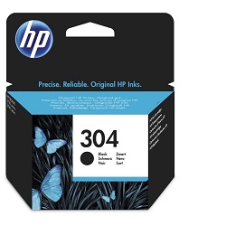 HP 304 originální inkoustová kazeta černá N9K06AE