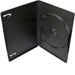 Box na DVD medium 9mm černý