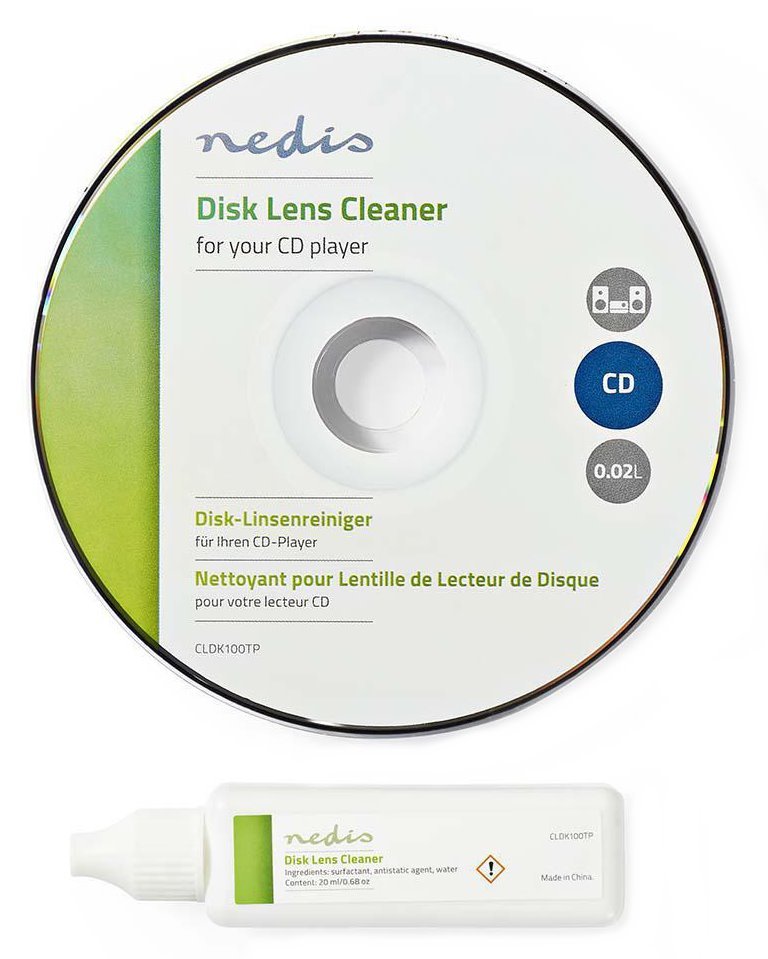 Nedis CLDK100TP čisticí disk pro CD a DVD přehávač