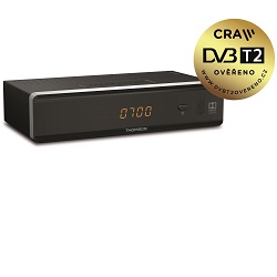 Thomson THT 712 Set-top-box HDMI LAN SCART černý