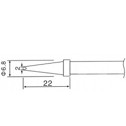 Tipa ZD-99 hrot C1-4 náhradní pro ZD-30C,ZD-99