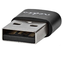 Nedis redukce USB-A na USB-C černý