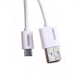 Remax datový kabel USB 2.0 - micro USB 1m bílý